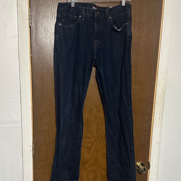 Tommy Hilfiger Men's Deep Indigo Straight Jeans - Picture 1 of 4